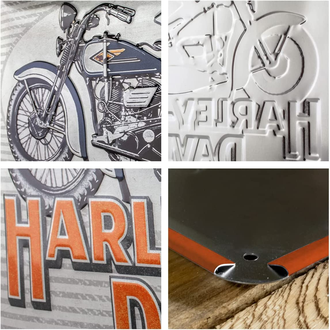 Placa decor 30x40 Harley Davidson Motociclete din 1935 [3]