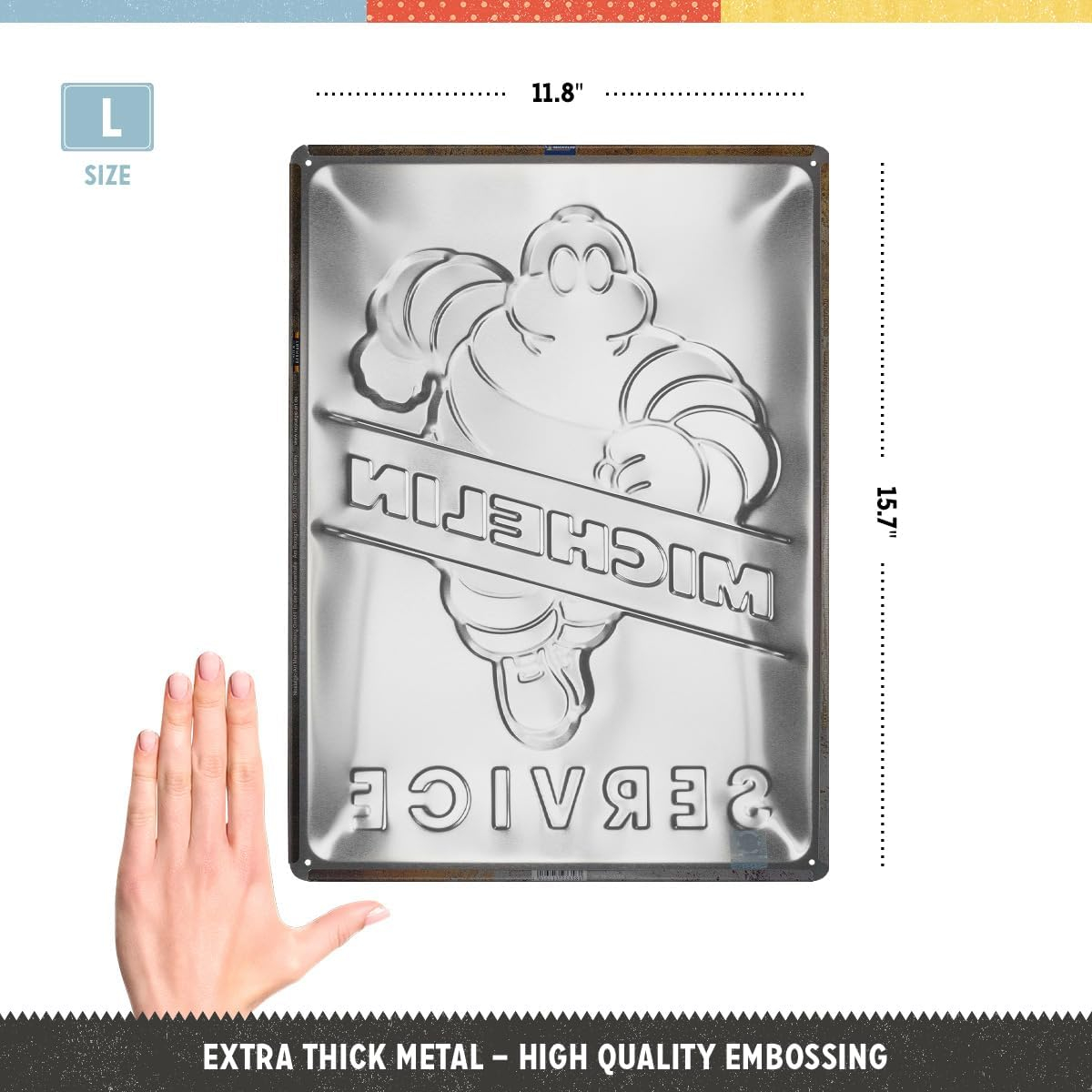 Placa decor 30x40 Michelin Service [2]