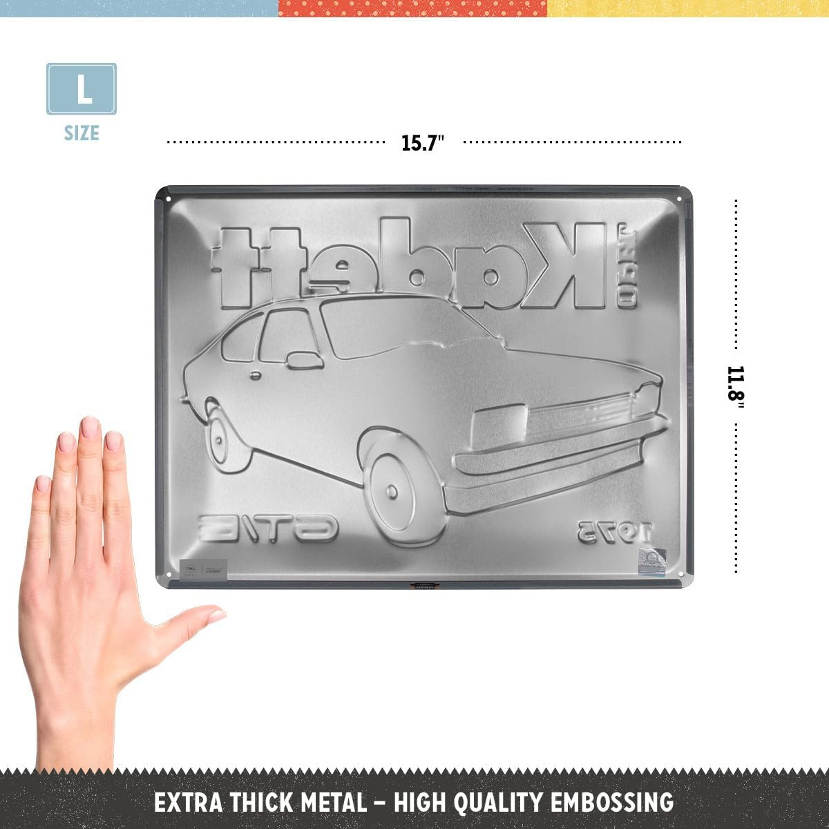 Placa decor 30x40 Opel Kadett GT/E [2]