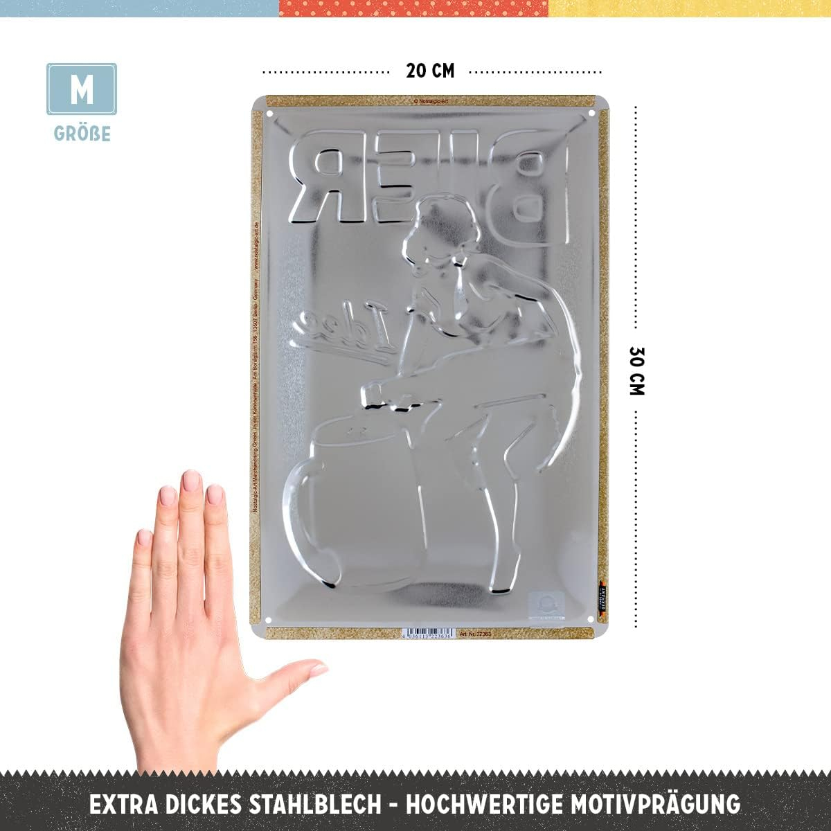 Placa decor metalica 20x30 Bier - Immer eine gute Idee - Special Edition [2]