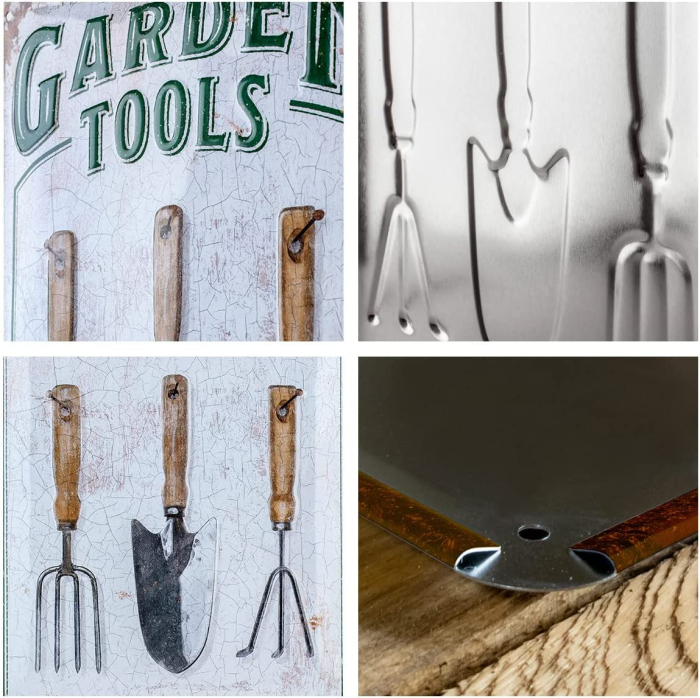 Placa decor metalica 20x30 Garden Tools - Unelte de gradina [2]