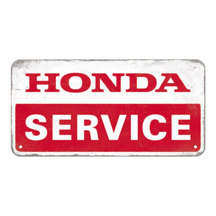 Placa decor metalica cu snur 10x20 Honda MC - Service Moto [3]