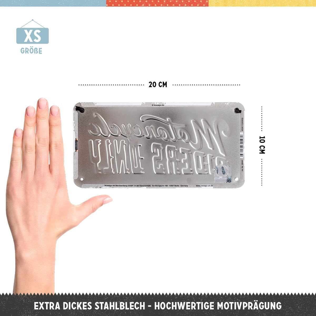 Placa decor metalica cu snur 10x20 Motorcycle Riders Only - Doar pentru Soferi de Motociclete [4]