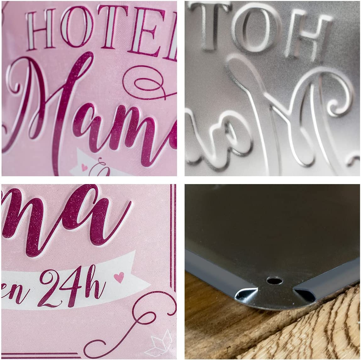 Placa metalica 15X20 Hotel Mama [4]