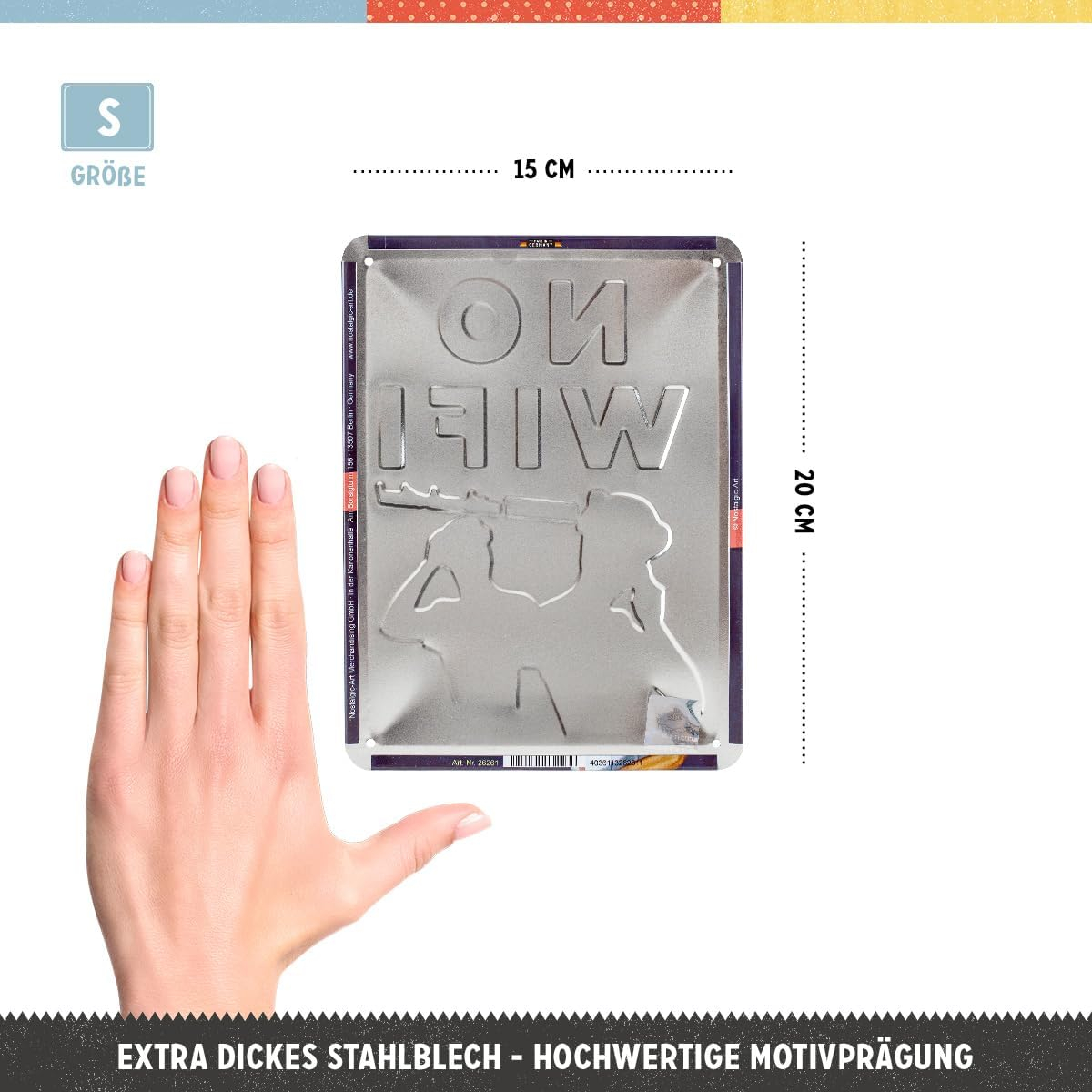 Placa metalica 15x20 No WiFi - Fara WiFi [3]