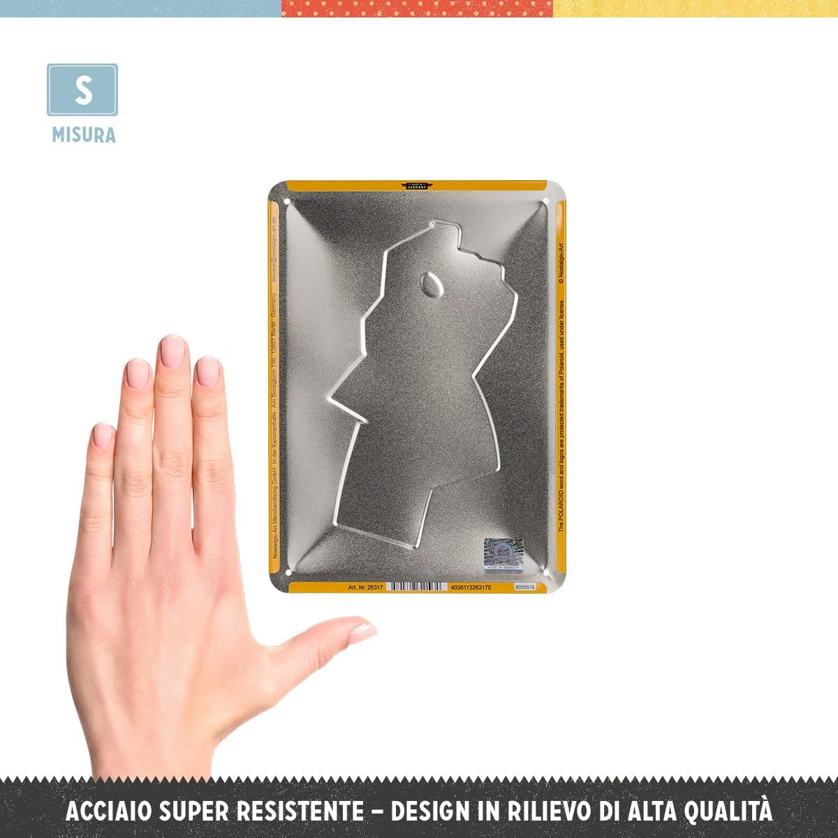 Placa metalica 15X20 Polaroid - Capture the Moment [2]