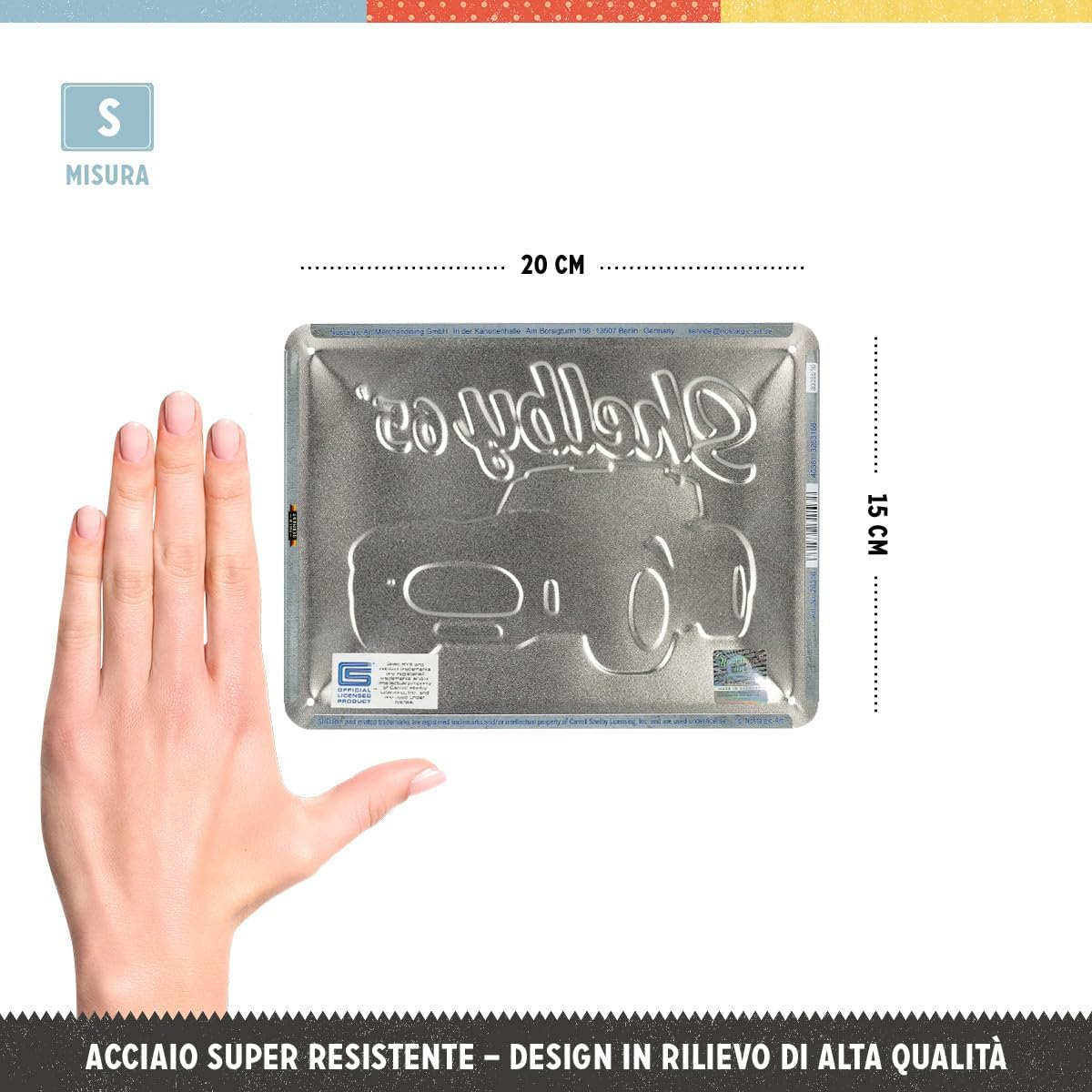 Placa metalica 15X20 Shelby - Cobra 427 [2]