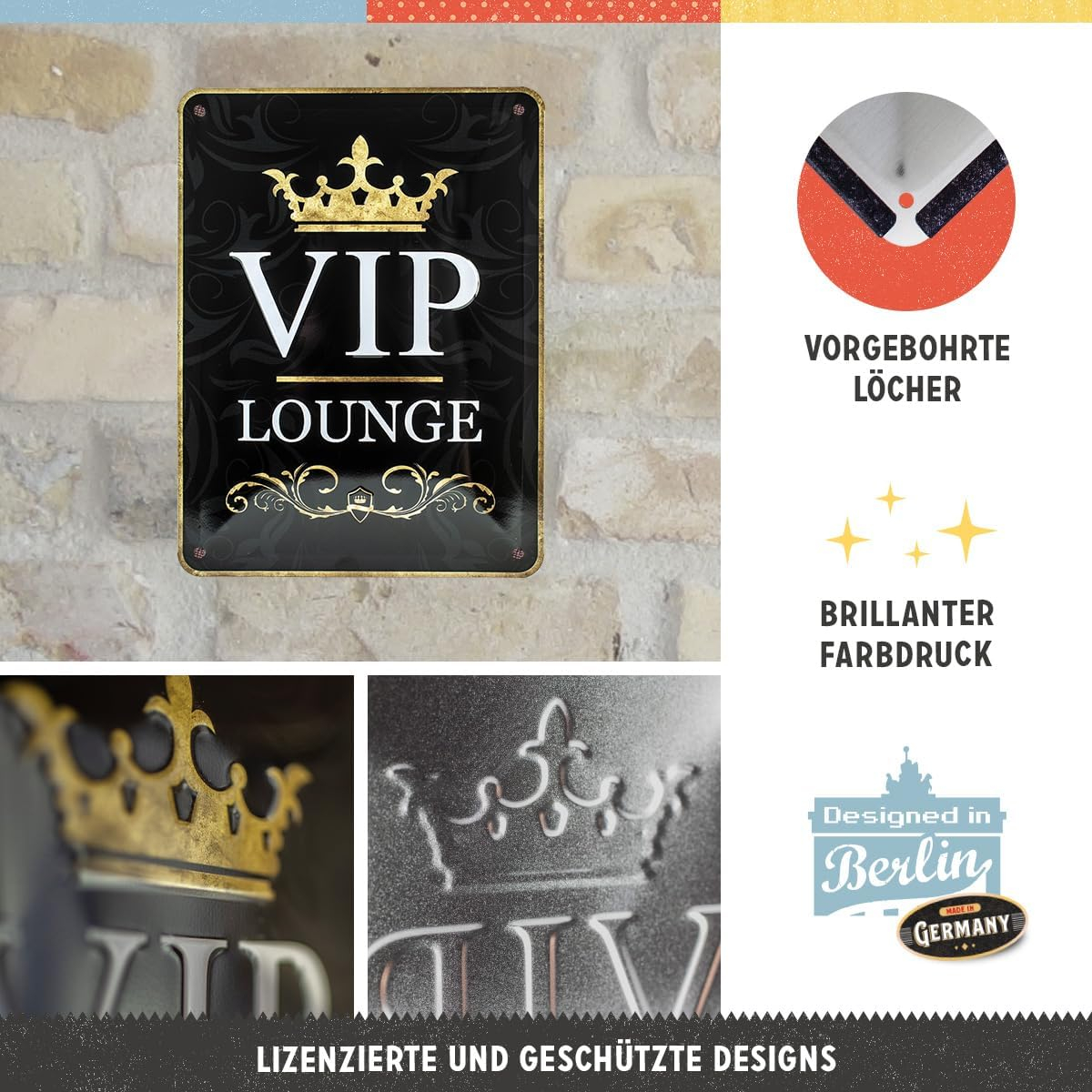 Placa metalica 15X20 VIP Lounge - Terasa VIP [3]