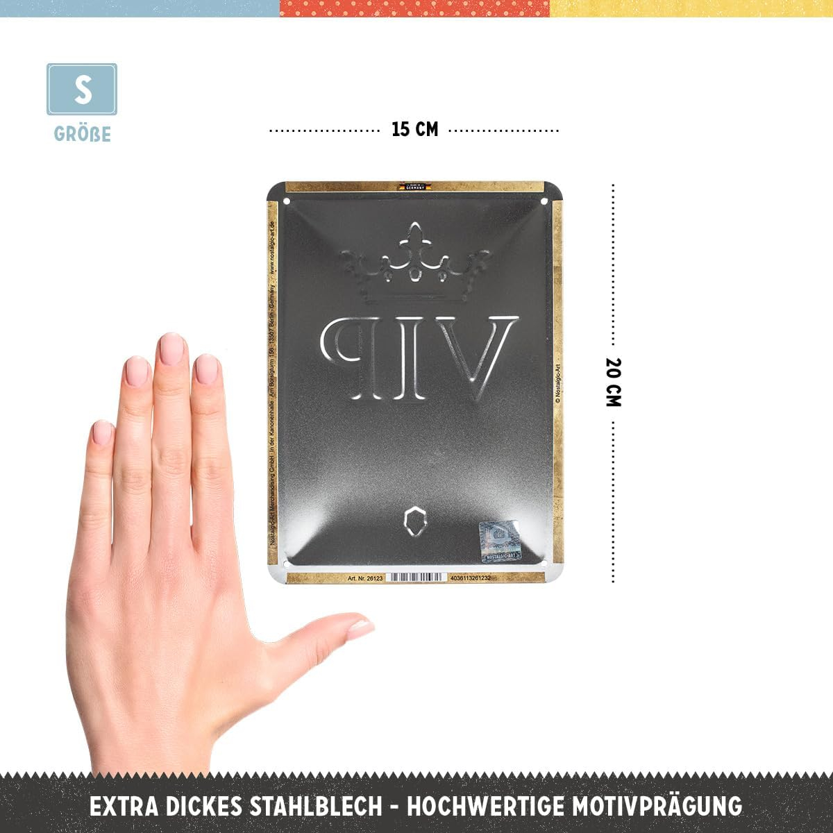 Placa metalica 15X20 VIP Lounge - Terasa VIP [2]