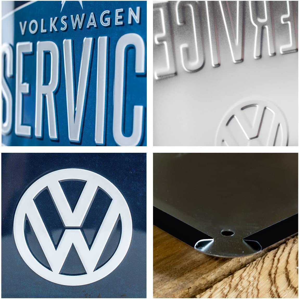 Placa metalica 15x20 Volkswagen-Service [3]