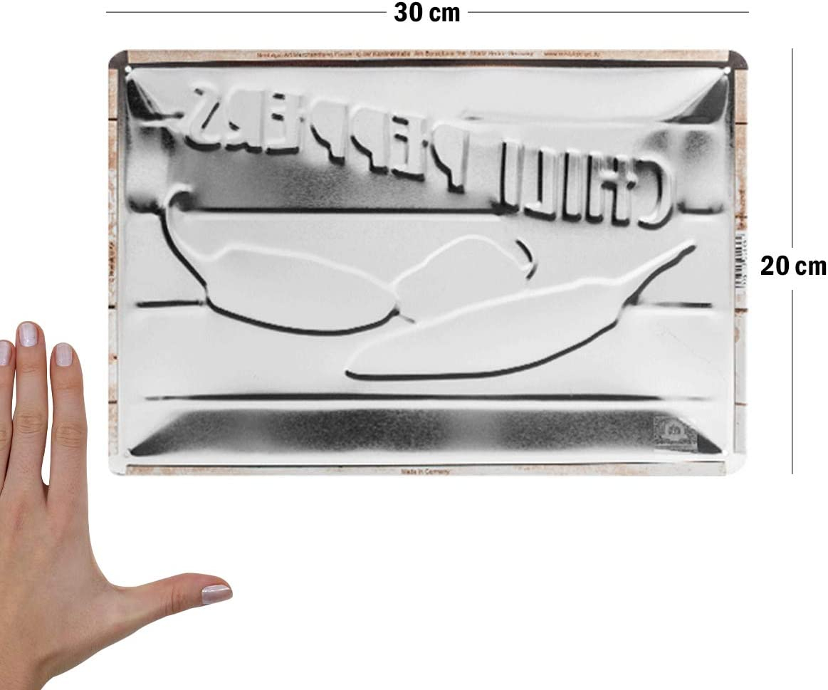 Placa metalica 20X30 Chili Peppers - Ardei Iuti [4]