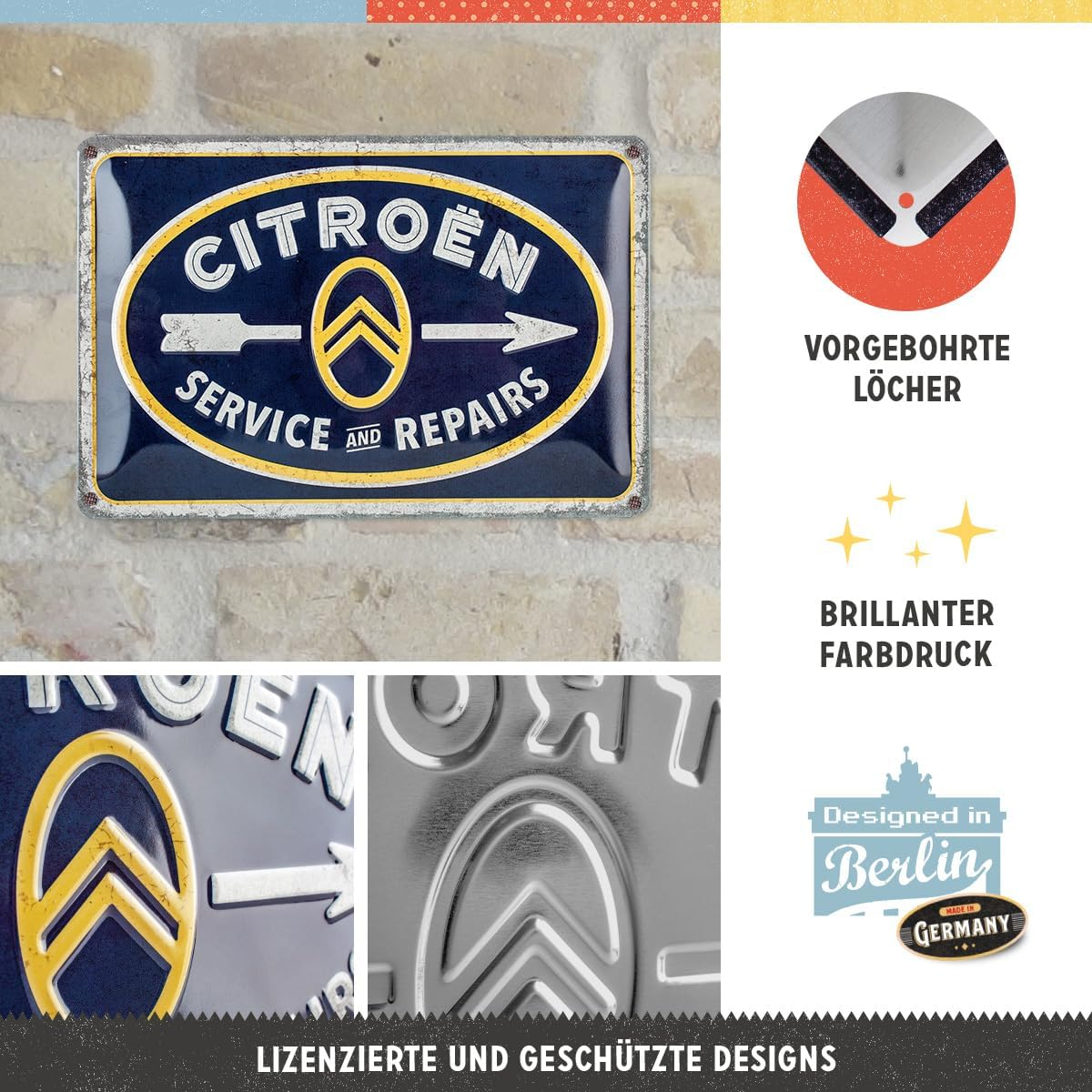 Placa metalica 20x30 Citroen - Service & Repairs - Citroen - service si reparatii [3]