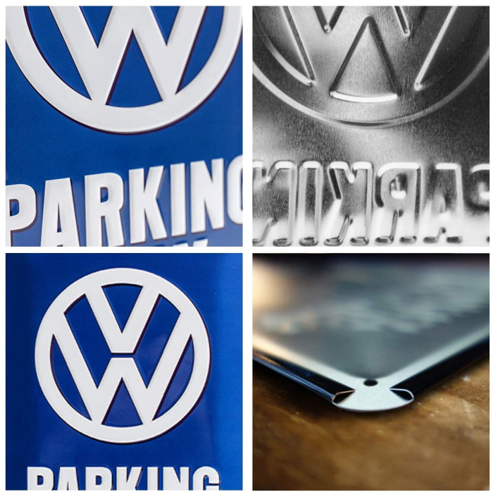 Placa metalica 20x30 Volkswagen Parking Only - Parcare doar pentru Volkswagen [3]