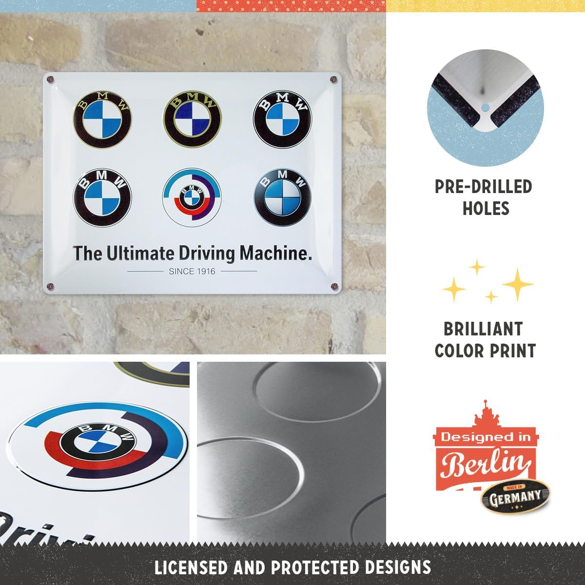 Placa metalica 30x40 BMW - Logo Evolution - Evolutia Siglei [3]