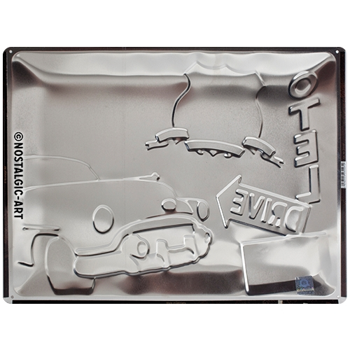 Placa metalica 30X40 Route 66 -Road Trip - Soseaua 66 - Calatorie [2]