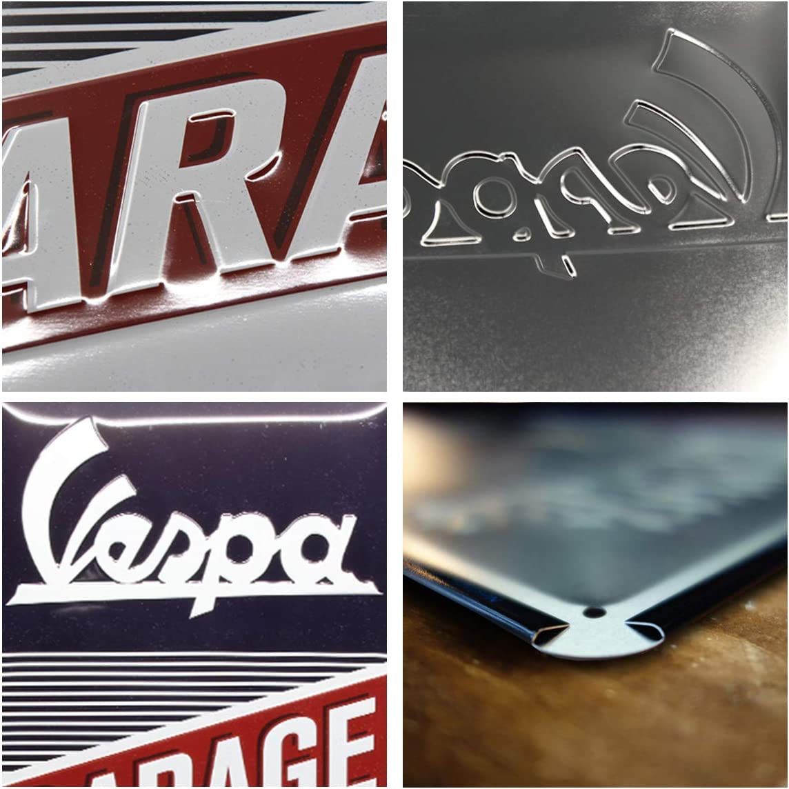 Placa metalica 30x40 Vespa - Garage - Garaj [3]