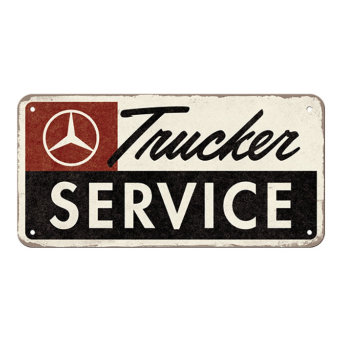 Placa metalica cu snur 10x20 Daimler Truck - Service camioane [3]