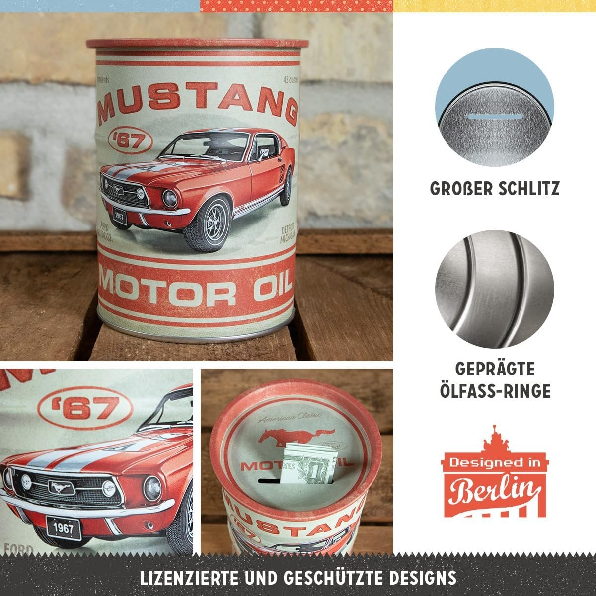 Pusculita Ford Mustang GT 1967 Motor Oil - Ulei de motor [6]