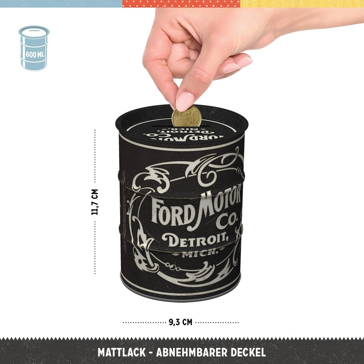 Pusculita Ford Vintage Logo [5]