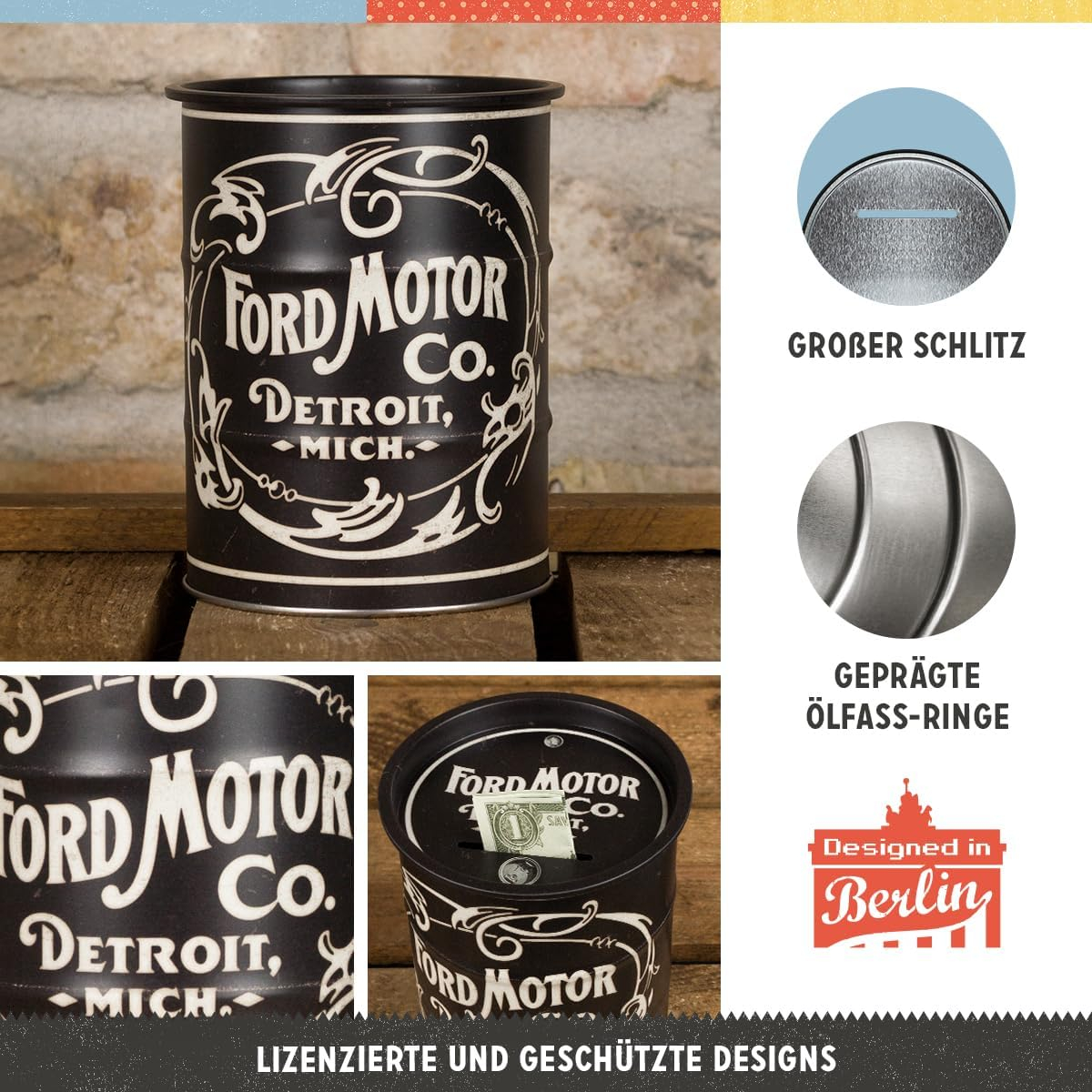 Pusculita Ford Vintage Logo [6]