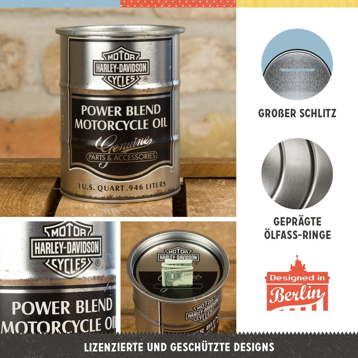 Pusculita Harley Davidson Power Blend Oil - Ulei de motor [6]