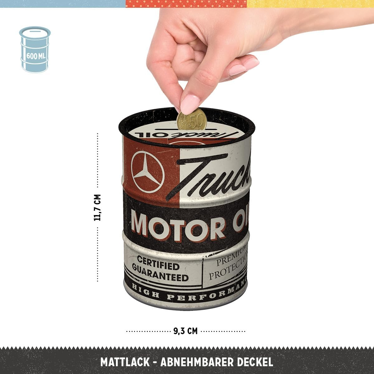 Pusculita Mercedes Daimler Truck Motor Oil - Ulei de motor pentru camioane [5]