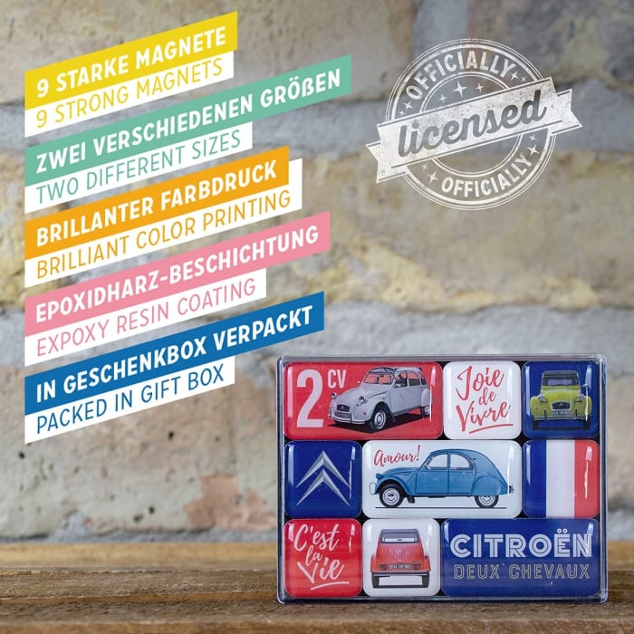 Set de magneti Citroen - 2CV C'est la vie - Asta e viata [5]