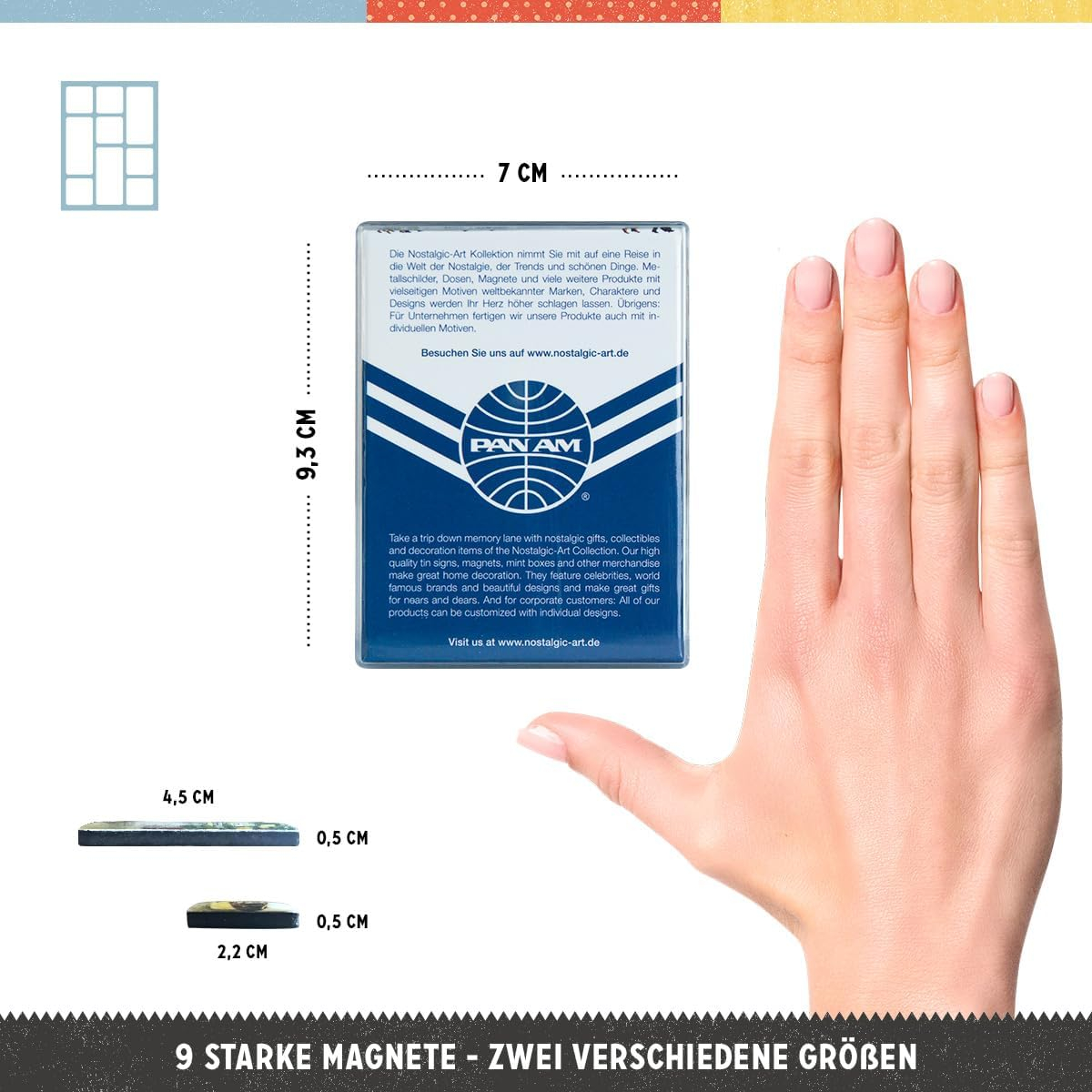 Set de magneti Pan Am - Travel The World - Sa calatorim in Lume [3]