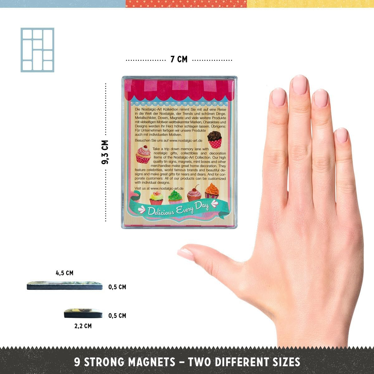 Set magneti Fairy Cakes [3]