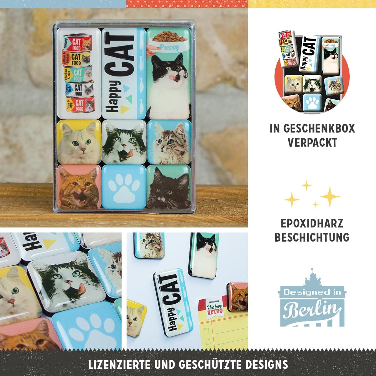 Set magneti Happy Cats - Pisici Vesele [4]