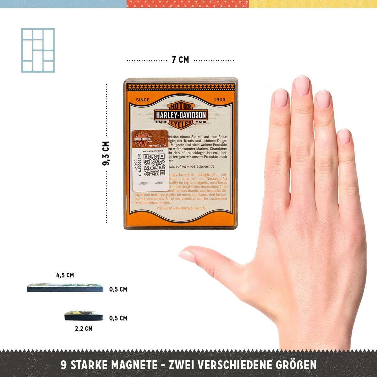 Set Magneti Harley-Davidson Genuine Motorcycles Milwaukee - Motociclete autentice din Milwakee [4]