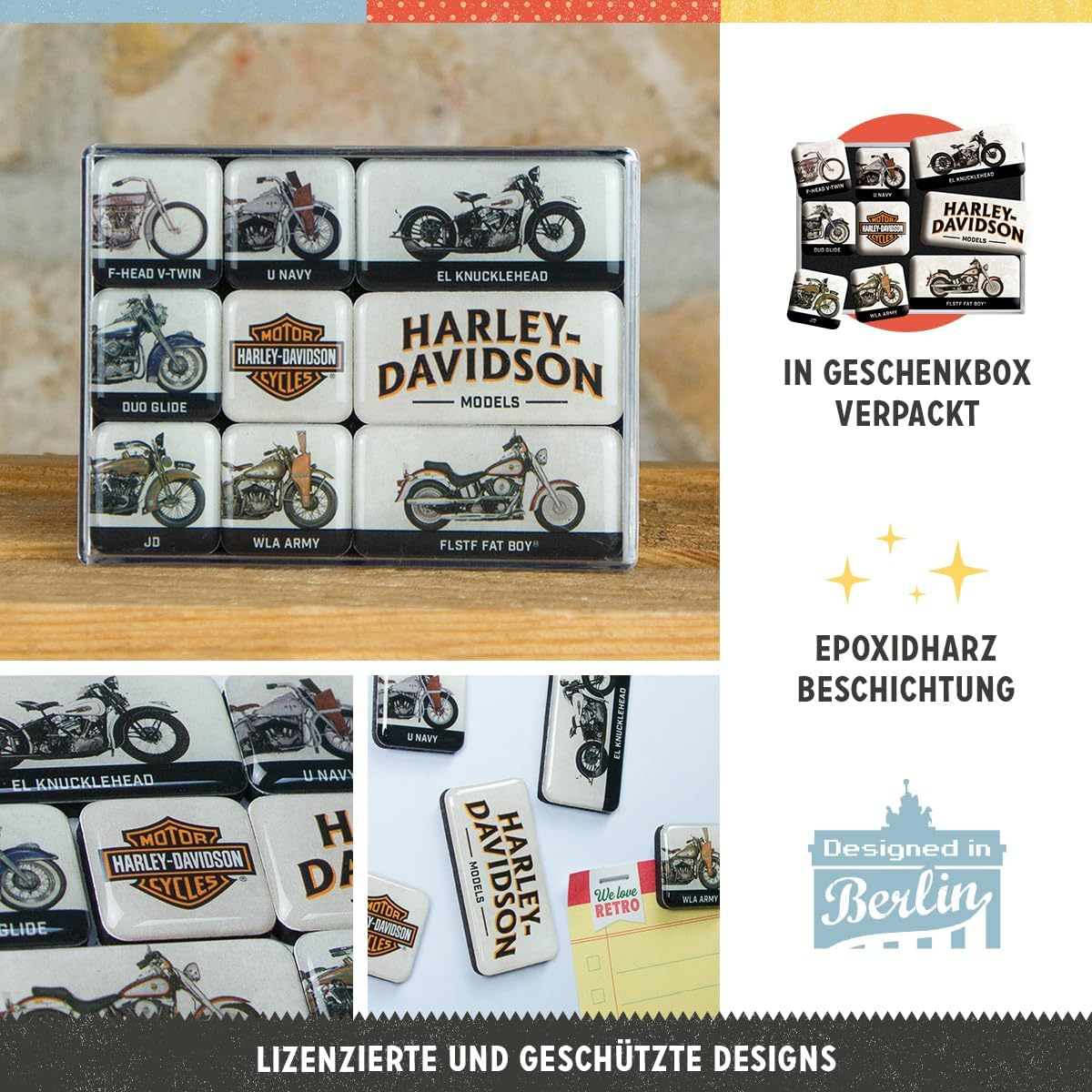 Set magneti Harley-Davidson Models - Modele [4]