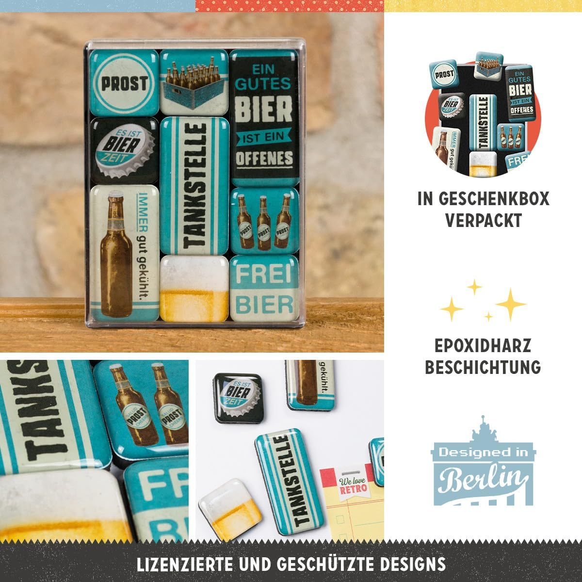 Set magneti Tankstelle Bier - Bere de Benzinarie [4]