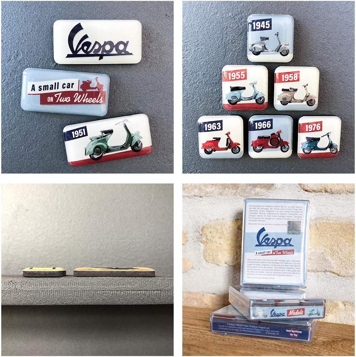 Set magneti Vespa Model Chart - Diagrama cu modele [4]