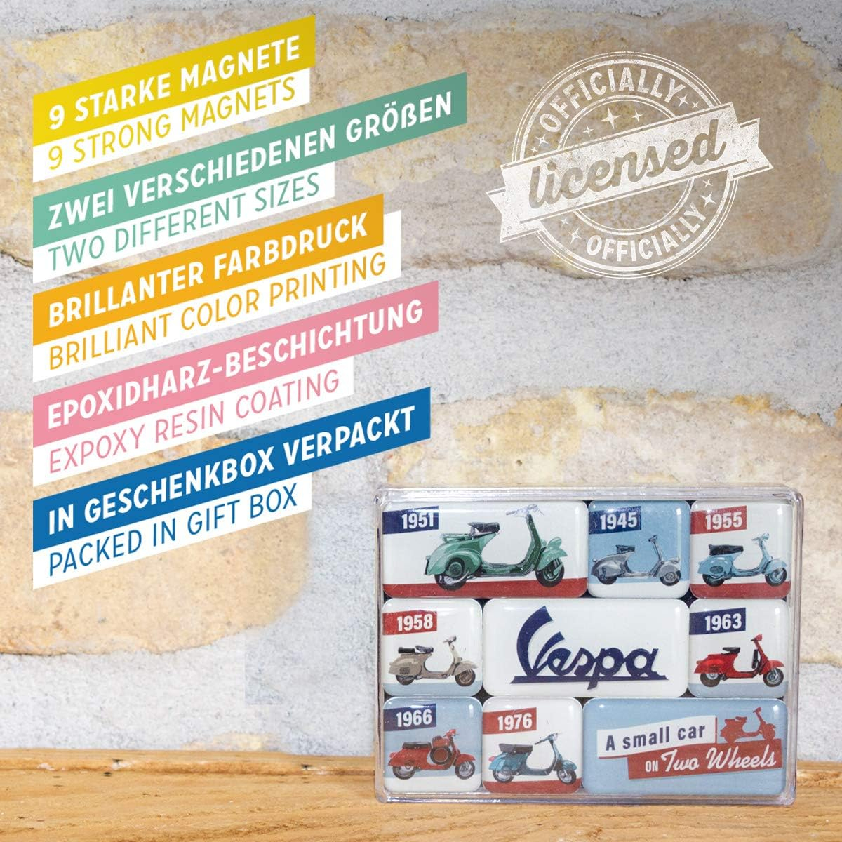 Set magneti Vespa Model Chart - Diagrama cu modele [5]