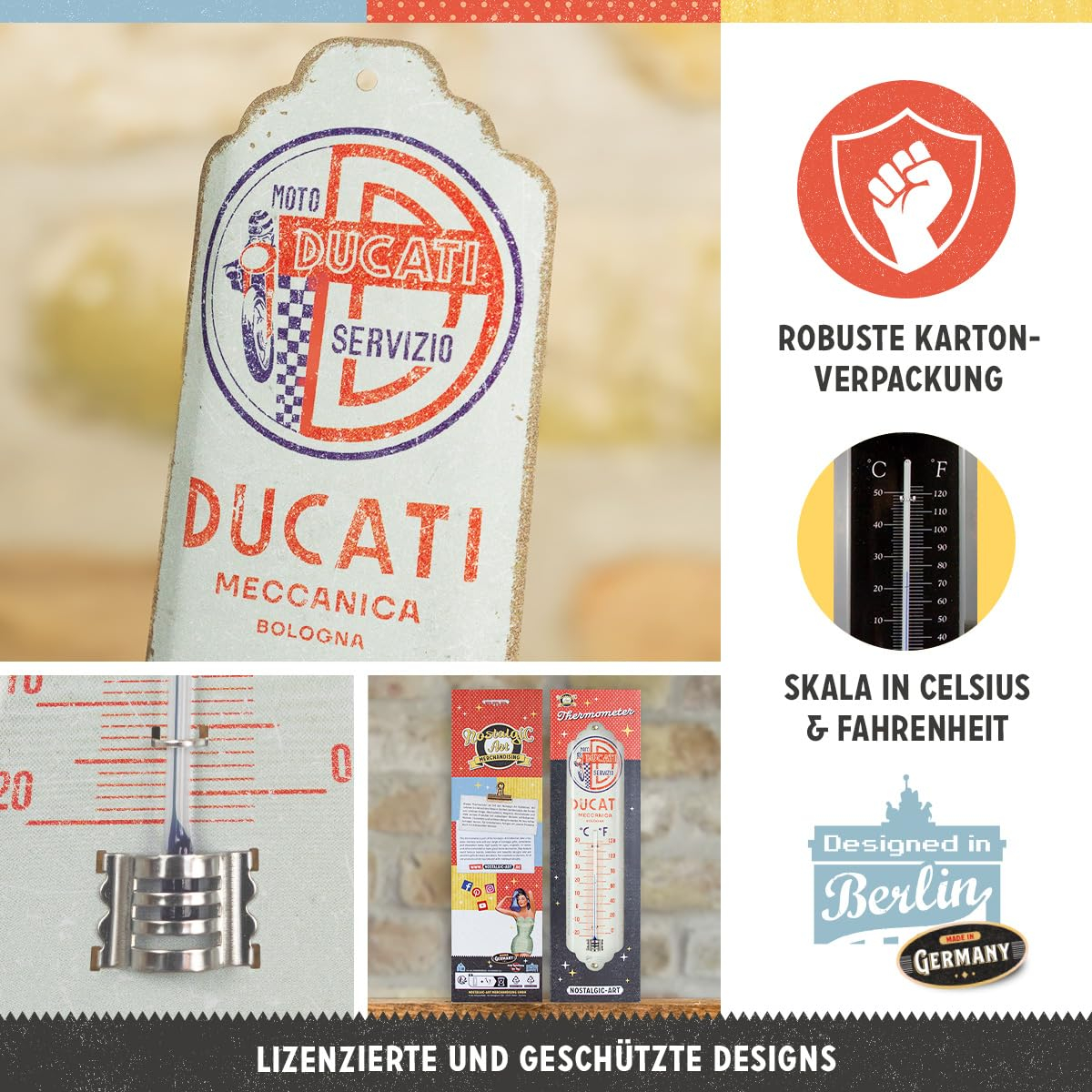 Termometru Ducati Moto Servizio Meccanica [3]