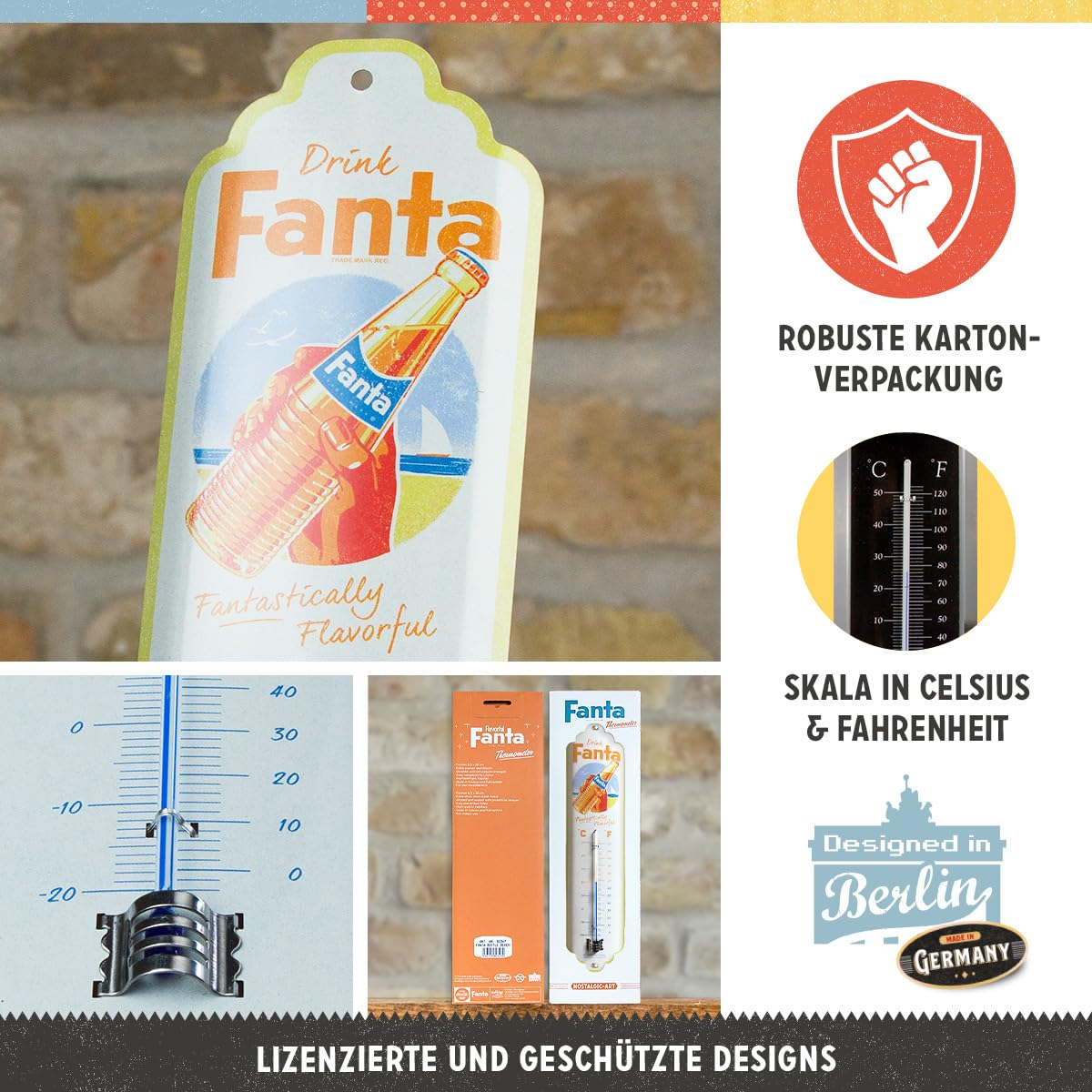 Termometru Fanta - Bottle Beach - Sticla la Plaja [3]