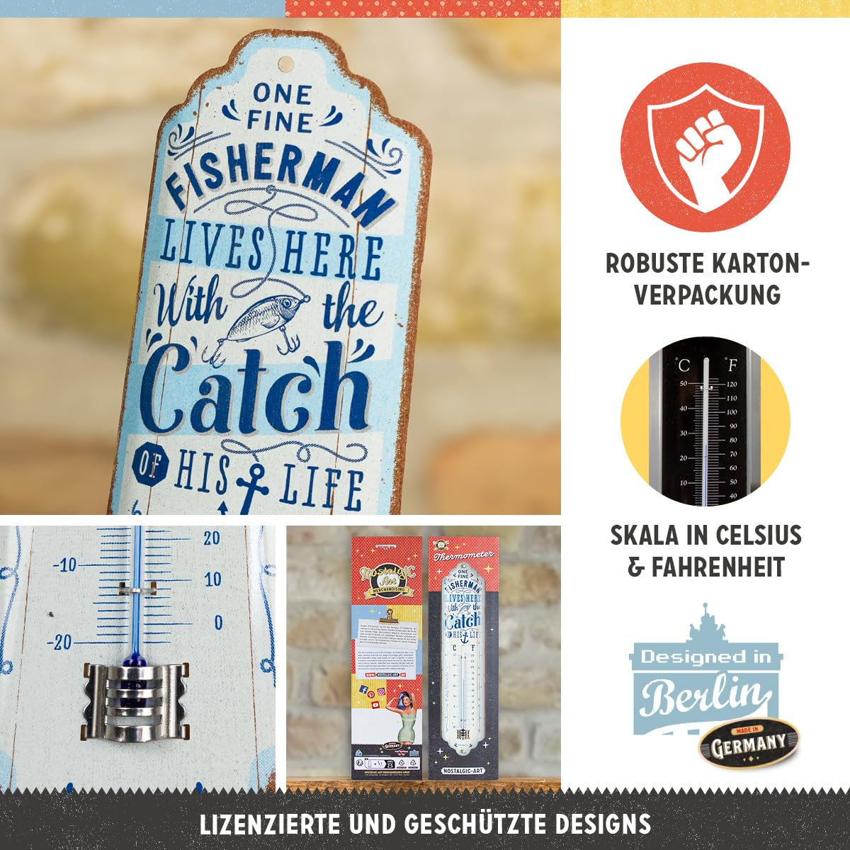 Termometru Fisherman Catch - Pescarul si Captura [3]