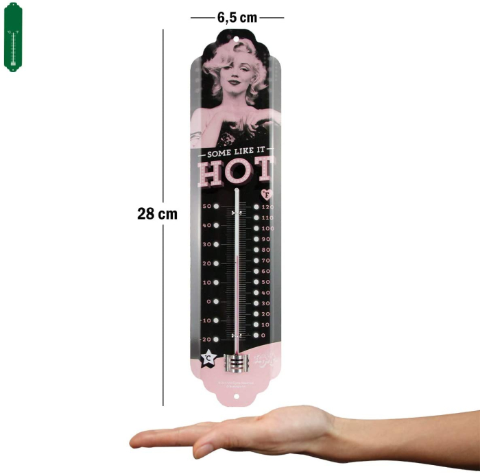 Termometru Marilyn Monroe Some Like it Hot - Unora le place mai fierbinte [2]