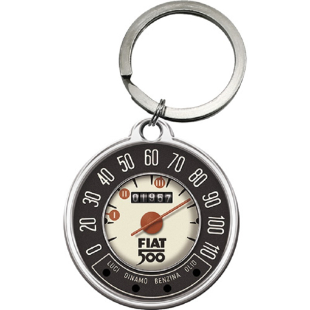 BRELOCURI - Breloc Fiat 500 - Tachometer - Vitezometru