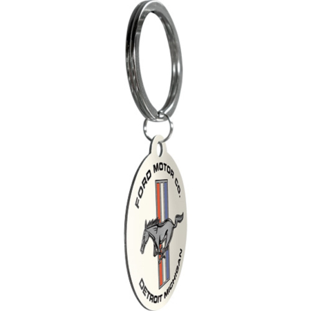 Breloc Ford Mustang - Horse & Stripes Logo - Sigla cu cal si dungi [3]