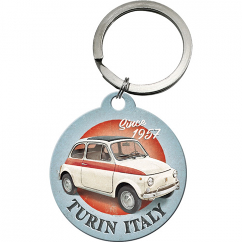 BRELOCURI - Breloc metalic Fiat 500 Turin