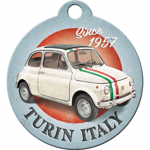 Breloc metalic Fiat 500 Turin [1]