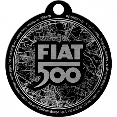 Breloc metalic Fiat 500 Turin [2]