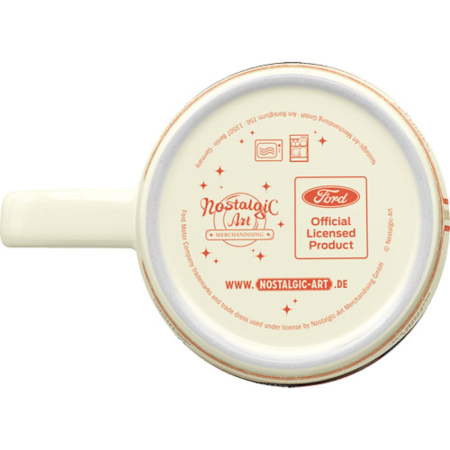 Cana ceramica 330 ml Ford Mustang GT 1967 Rosu [4]