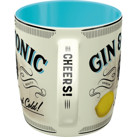 Cana ceramica 330 ml Gin & Tonic Served Cold - Gin Tonic - Servit rece [2]