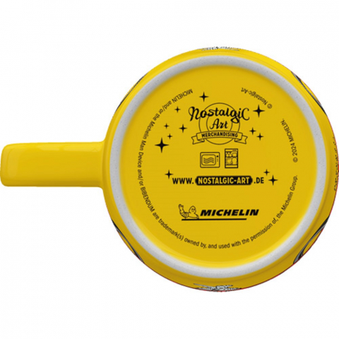 Cana ceramica 330 ml Michelin Tyres Bibendum Galben [4]