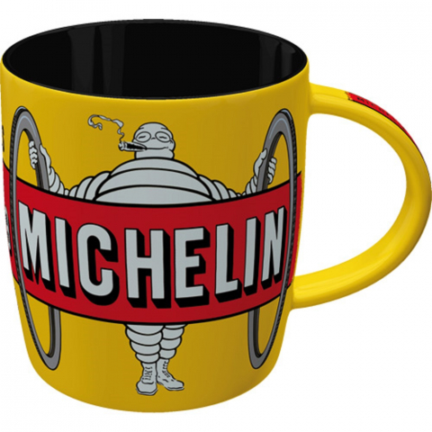 Cana ceramica 330 ml Michelin Tyres Bibendum Galben [6]