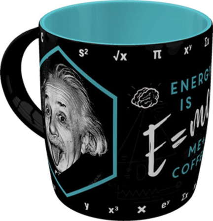 CANI - Cana Einstein - Energy = Me + Coffee - Energie = eu + cafea