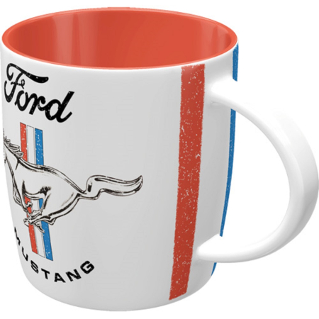 Cana Ford Mustang - Horse & Stripes Logo - Sigla cu cal si dungi [1]
